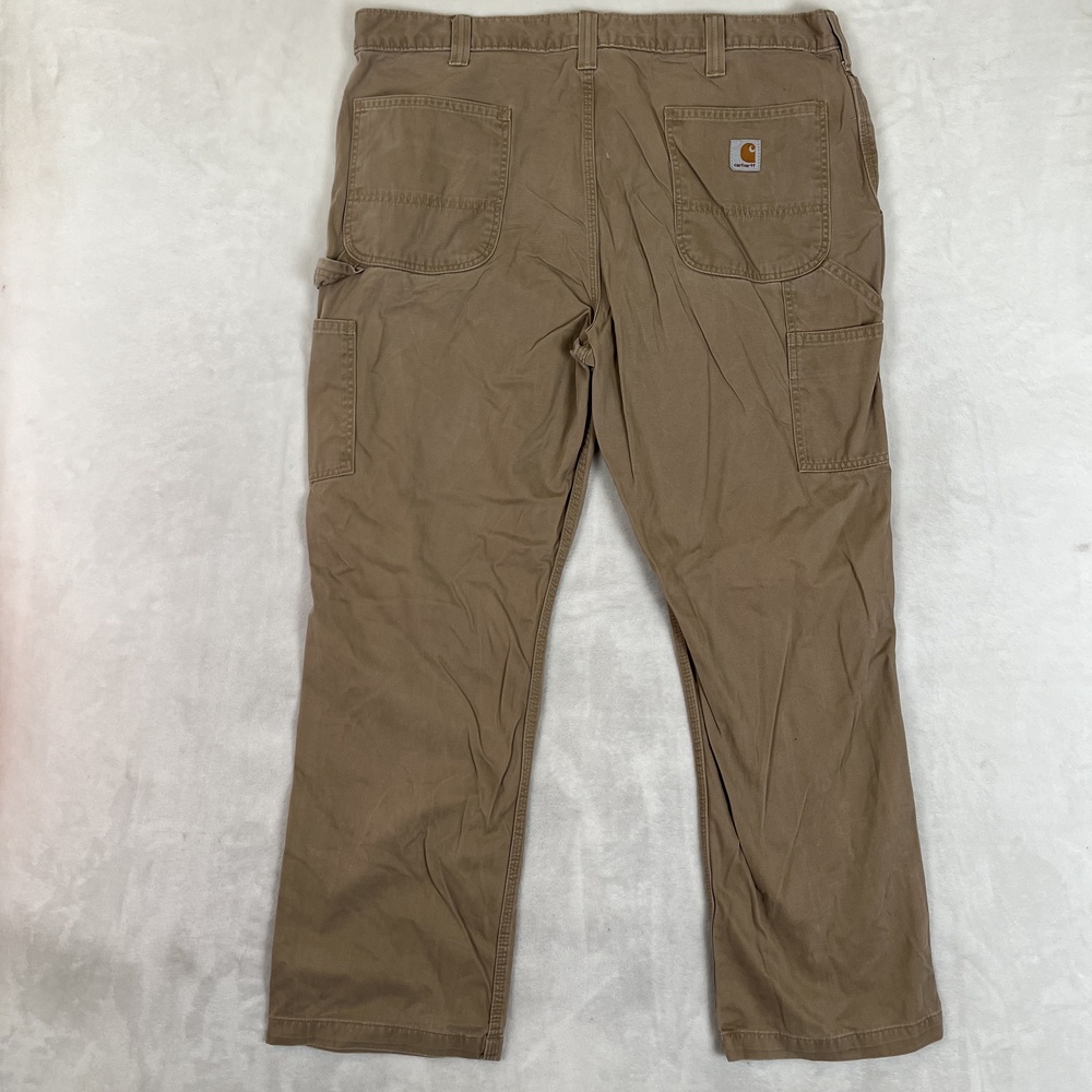 Carhartt Carpenter Pants Mens 40x30 Brown Canvas Relaxed Fit Work